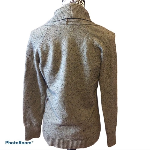 EDDIE Bauer green speckled pull over sweater - Picture 4 of 7